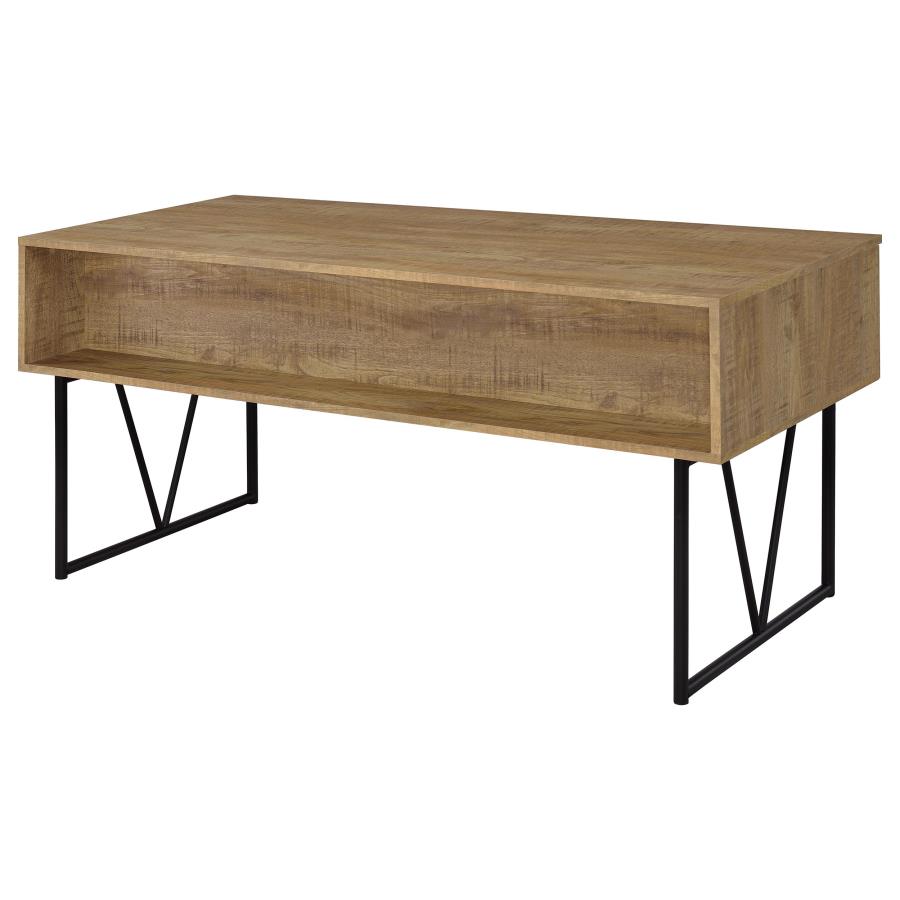 Analiese 63-inch 4-drawer Writing Desk Mango view 8