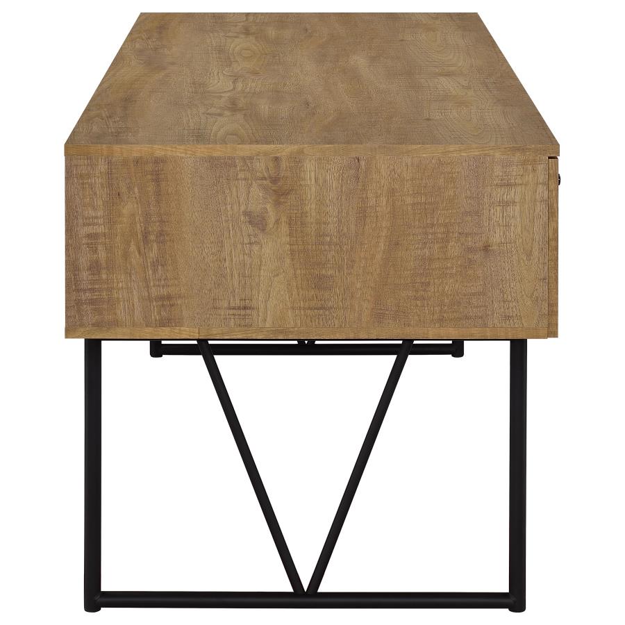 Analiese 63-inch 4-drawer Writing Desk Mango view 9