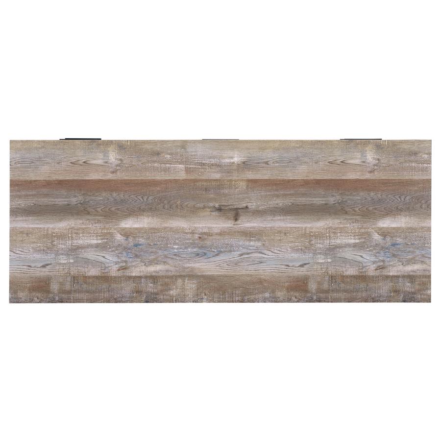 Samson 60-inch 4-drawer Office Computer Desk Weathered Oak view 8