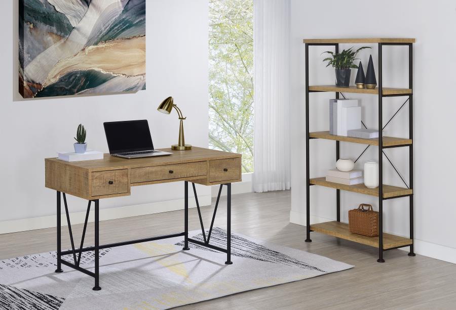 Analiese 47-inch 3-drawer Writing Desk Mango view 12