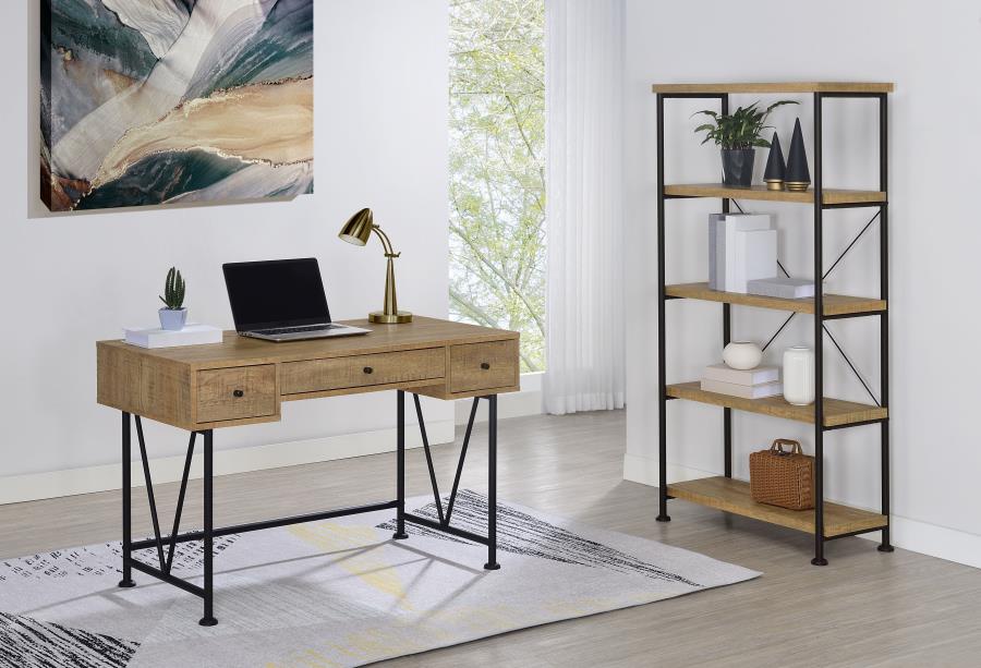 Analiese 63-inch 4-shelf Bookshelf Mango view 11