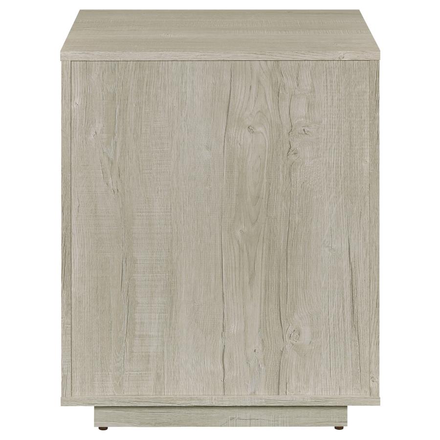 Loomis 3-drawer Home Office File Cabinet Whitewashed Grey view 8