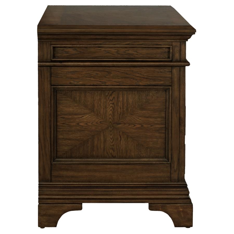 Hartshill 5-drawer Home Office File Cabinet Burnished Oak view 8
