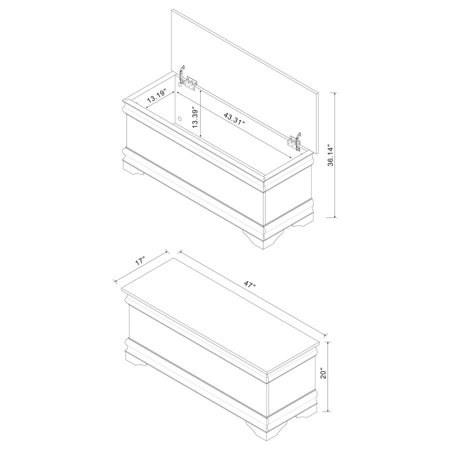 Pablo Cedar Chest Warm Brown view 13