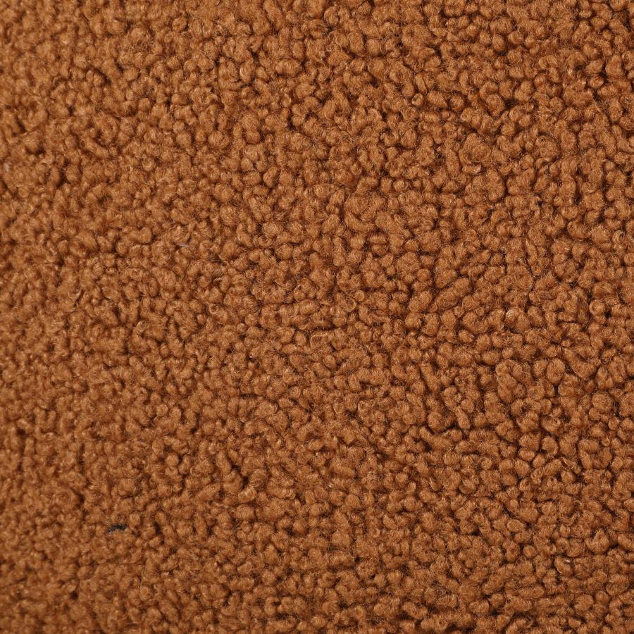 Zonie Boucle Upholstered Barrel Back Accent Chair Orange view 10