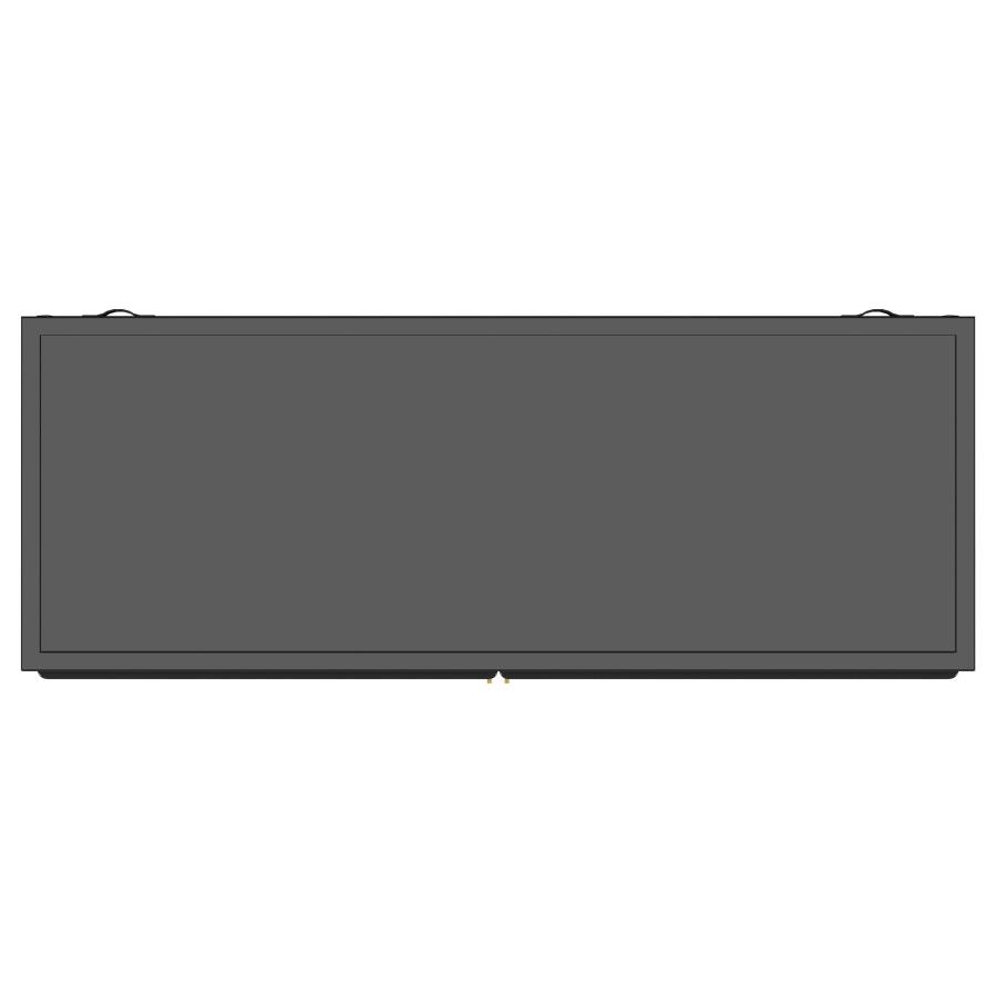 Dalia 2-door Accent Storage Cabinet with Shelving Black view 8