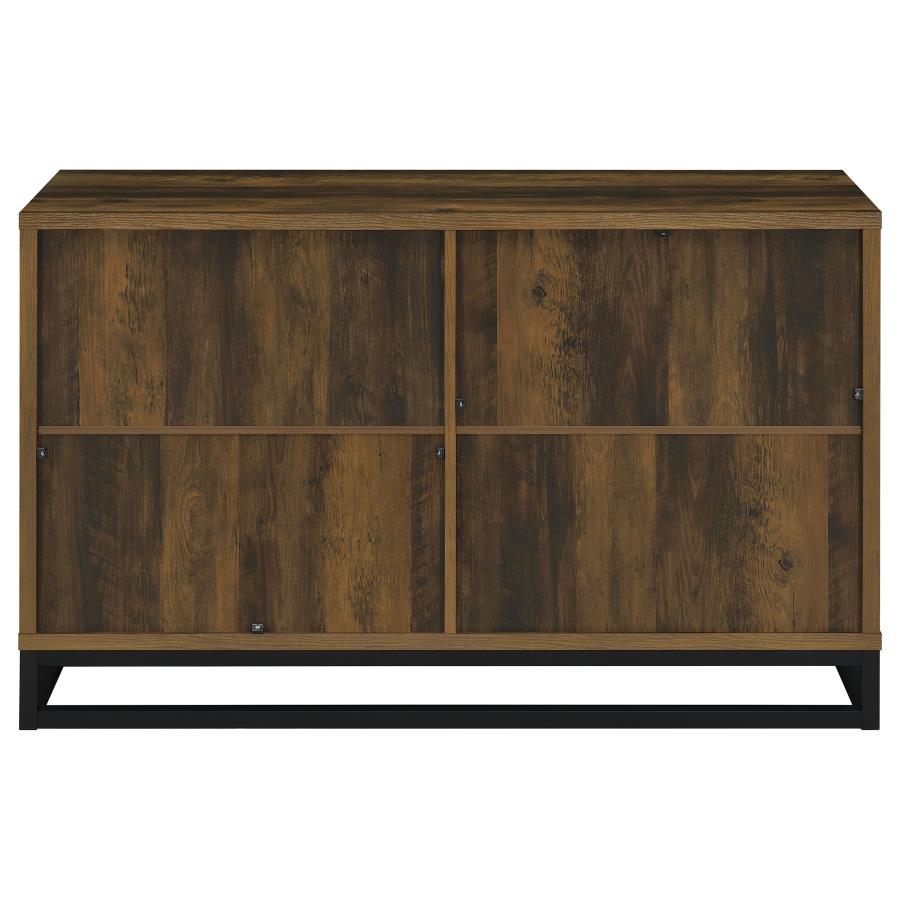 Ryatt 4-door Engineered Wood Accent Cabinet Dark Pine view 8
