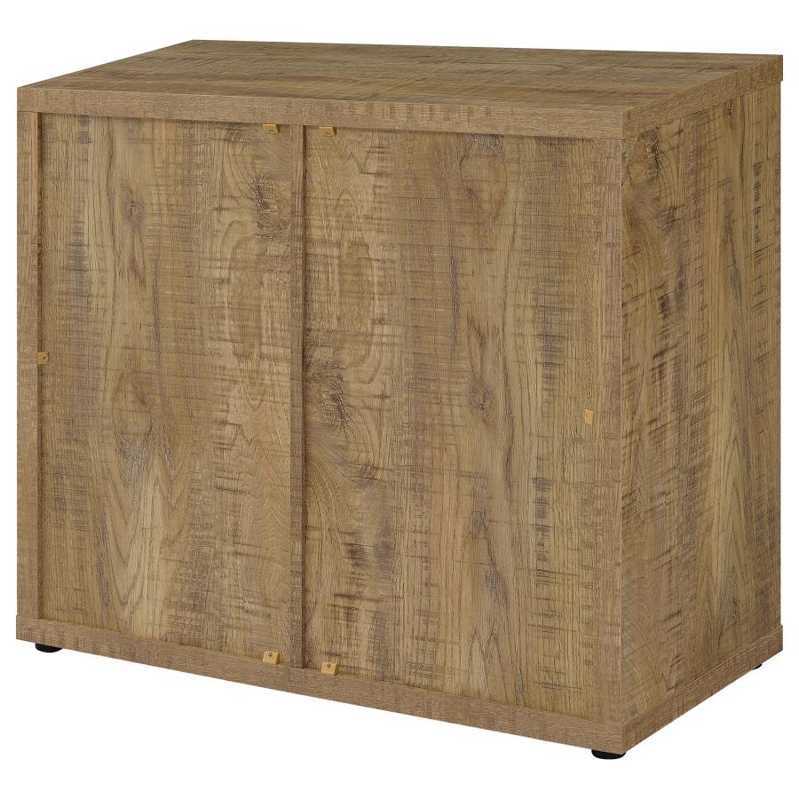 Pepita 2-door Engineered Wood Accent Cabinet Mango Brown view 8