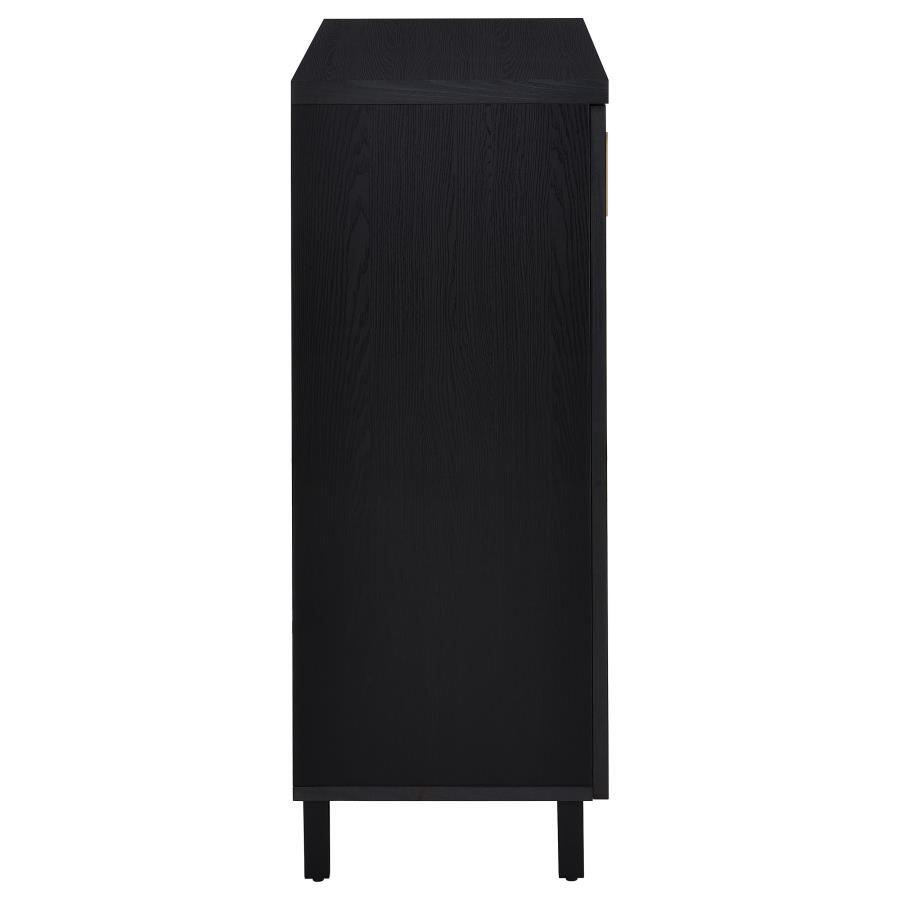 Brixton 2-door Entryway Shoe Storage Cabinets Black view 8