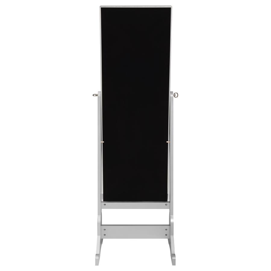 Moore Cheval Mirror with Jewelry Storage Silver view 9