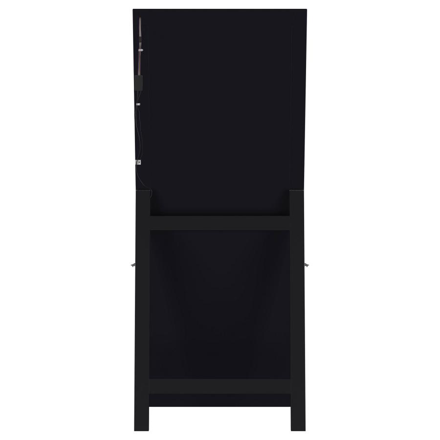 Windrose 28 x 67 Inch Tempered LED Standing Mirror Black view 16