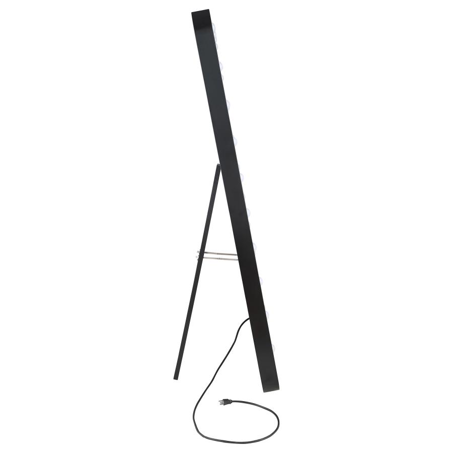 Canton 32 x 71 Inch LED Standing Mirror with Speakers Black view 9