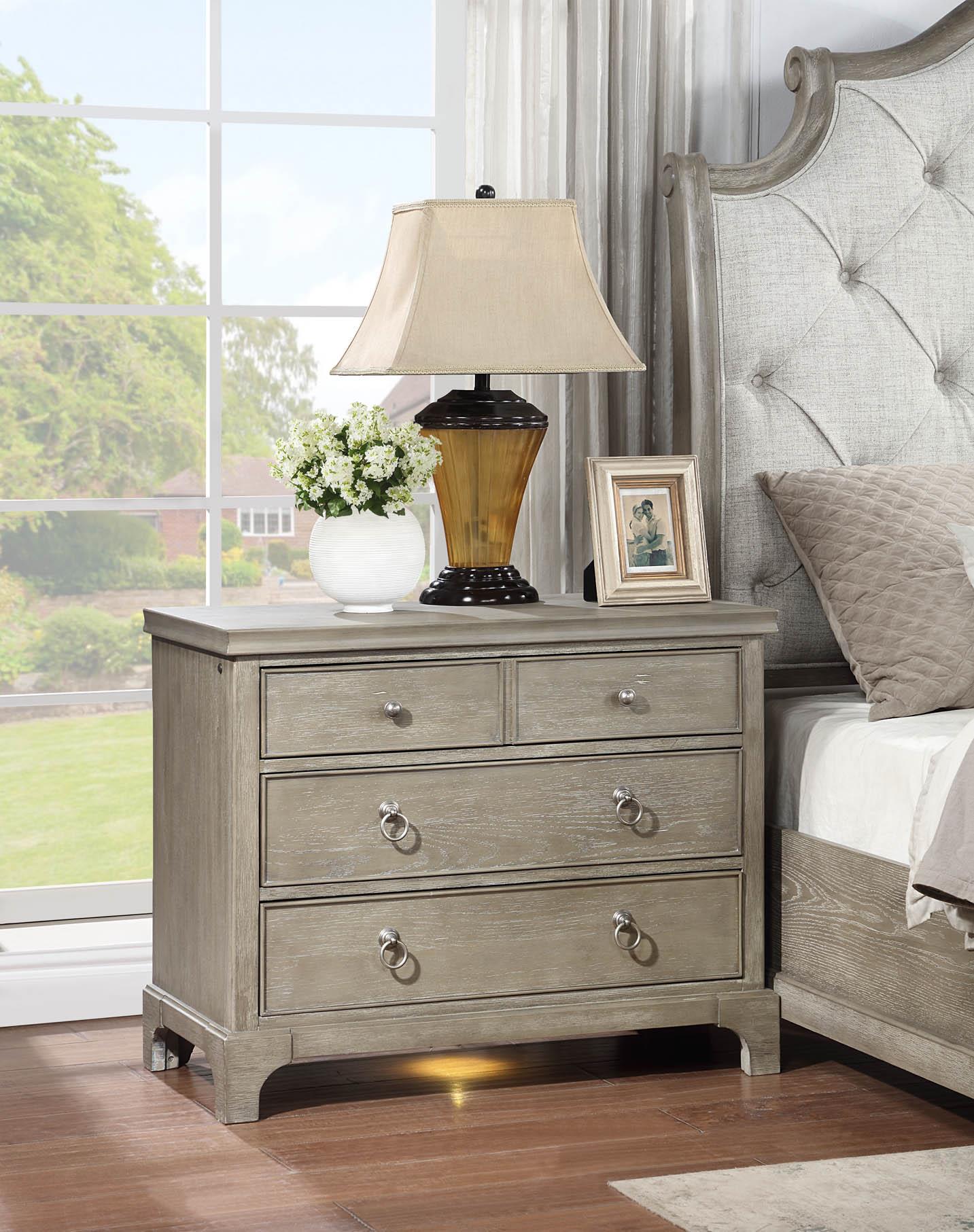 GRAY QUEEN BED view 8