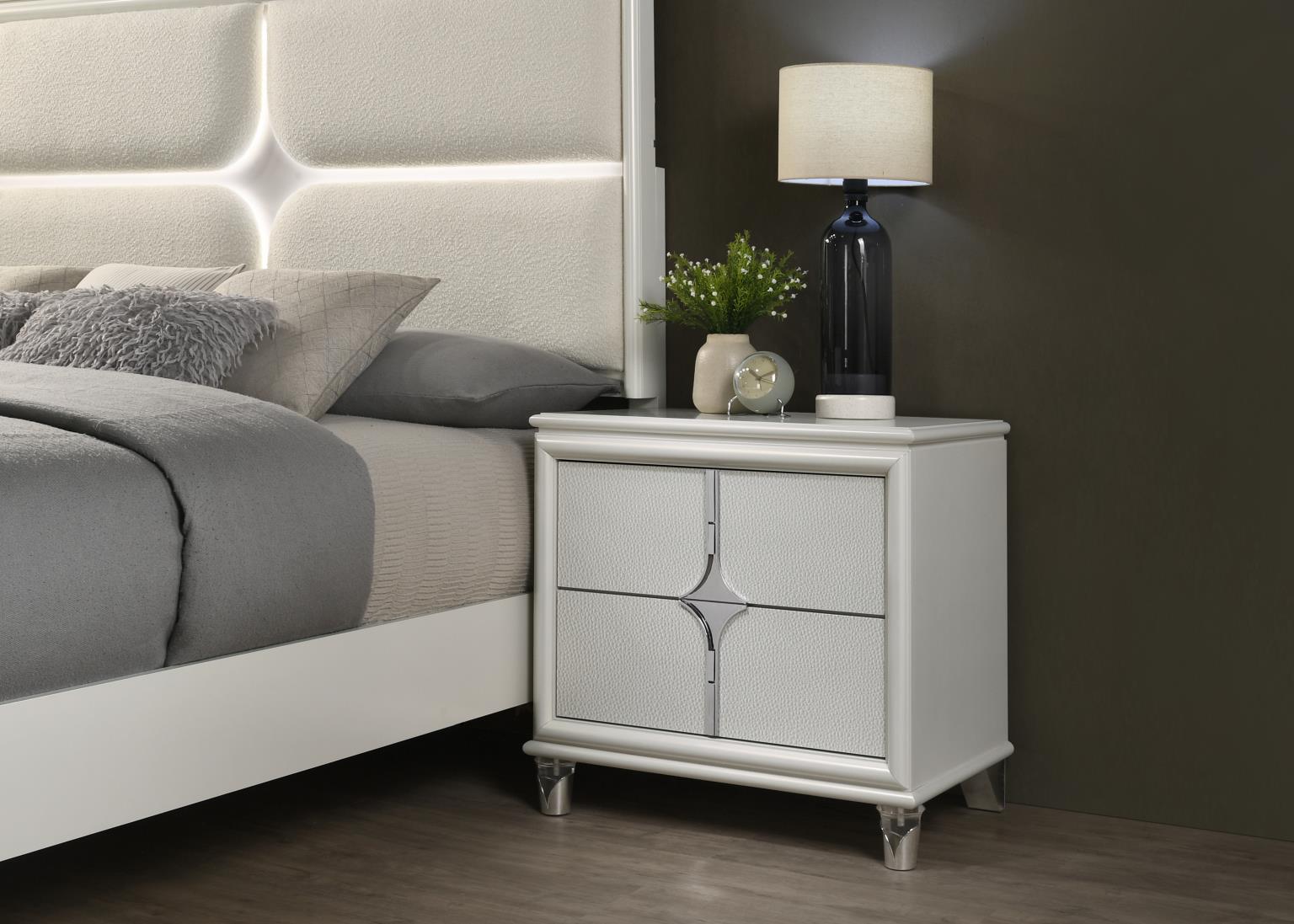 KING BED FRAME - DRESSER - MIRROR view 9