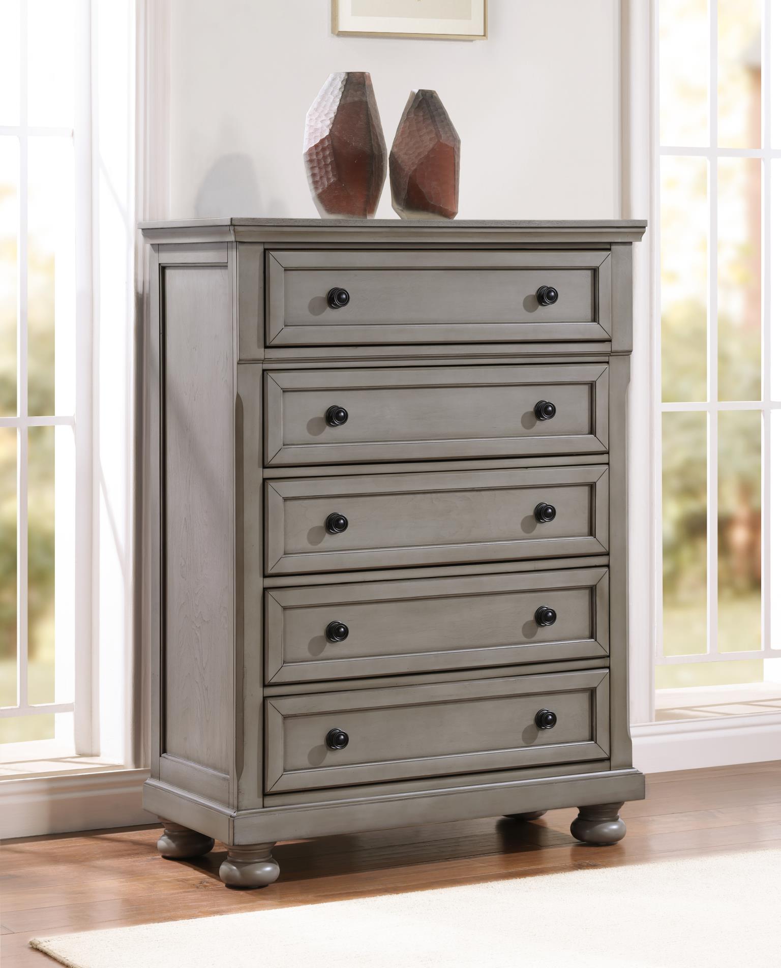 KING BED FRAME - DRESSER - MIRROR - CHEST - NIGHTSTAND view 8