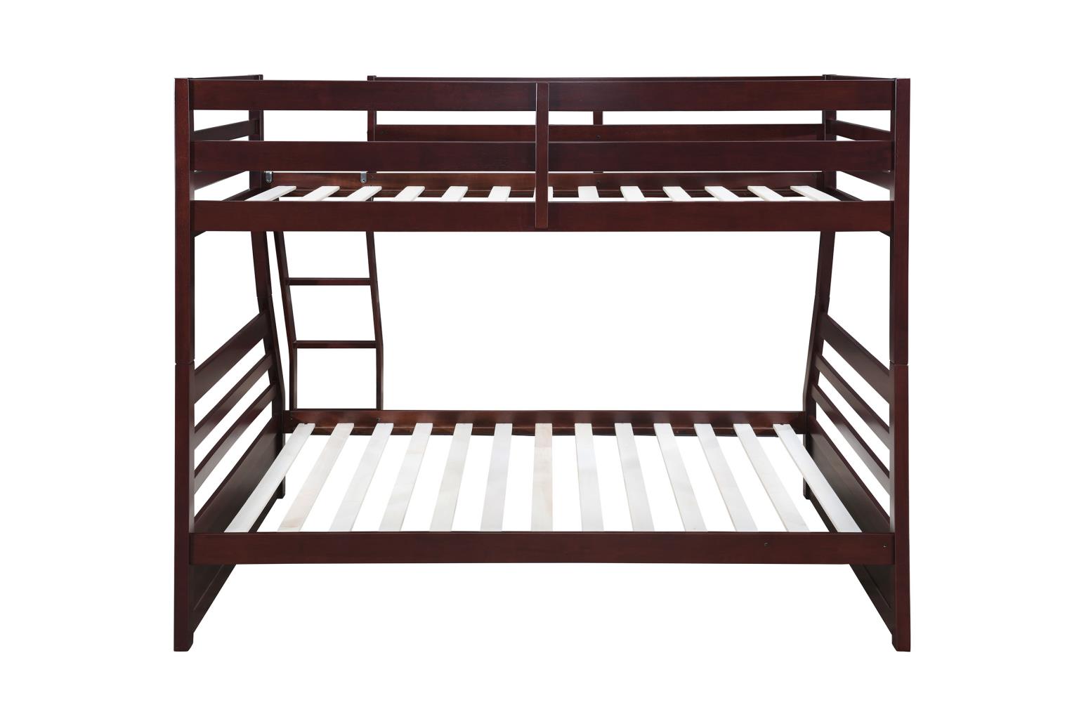 DARK BROWN TWIN/FULL BUNK BED view 8