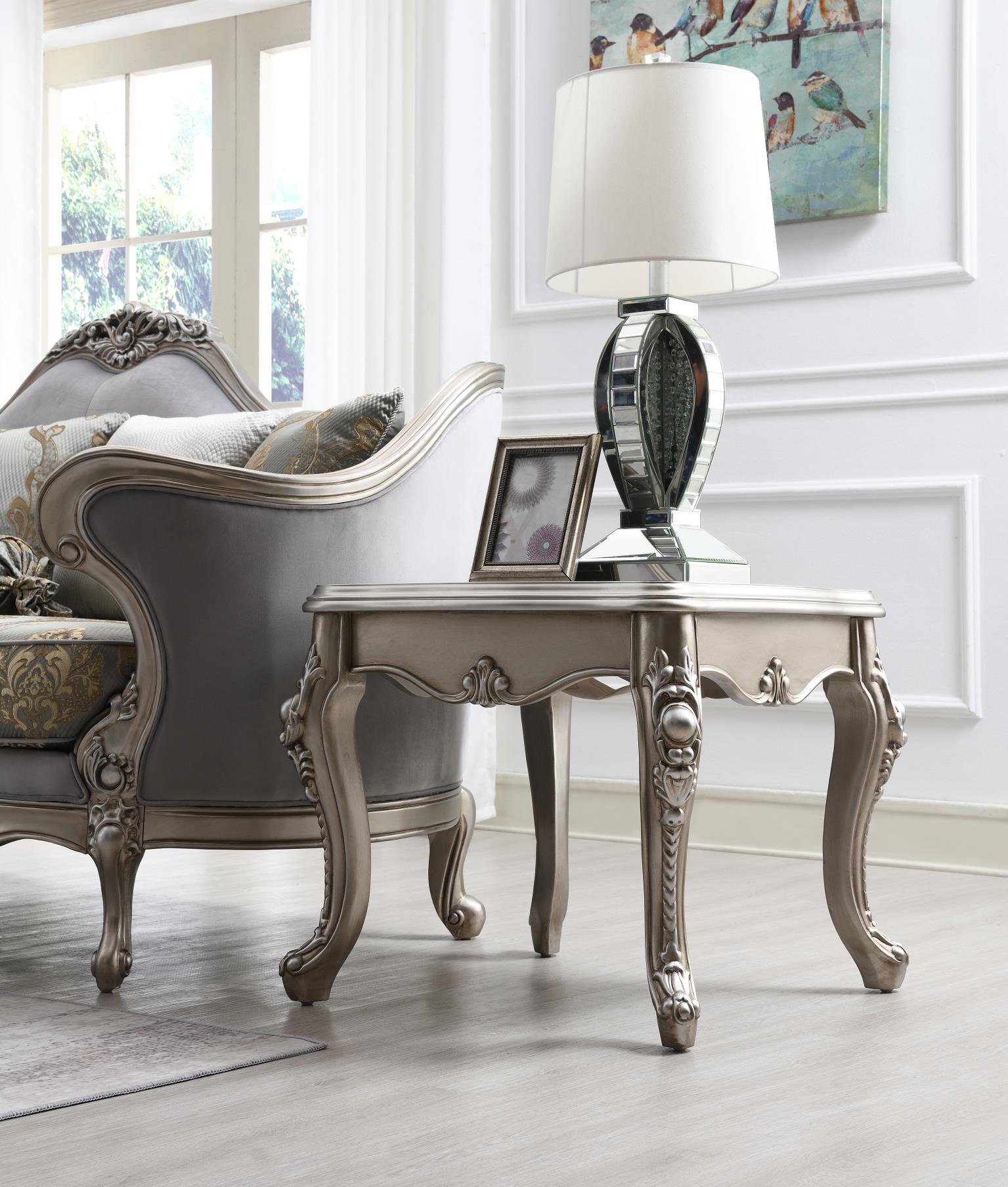 TRADITIONAL GRAY SOFA view 15