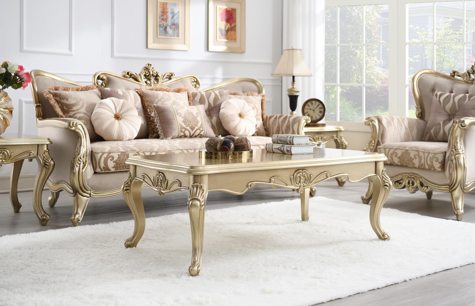 TRADITIONAL BEIGE CHAIR view 13