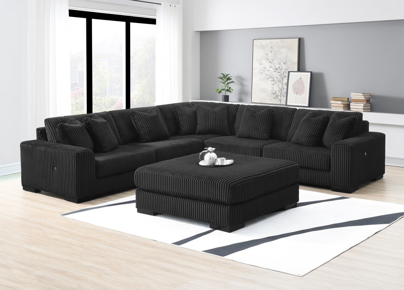 BLACK ARMLESS CHAIR view 9