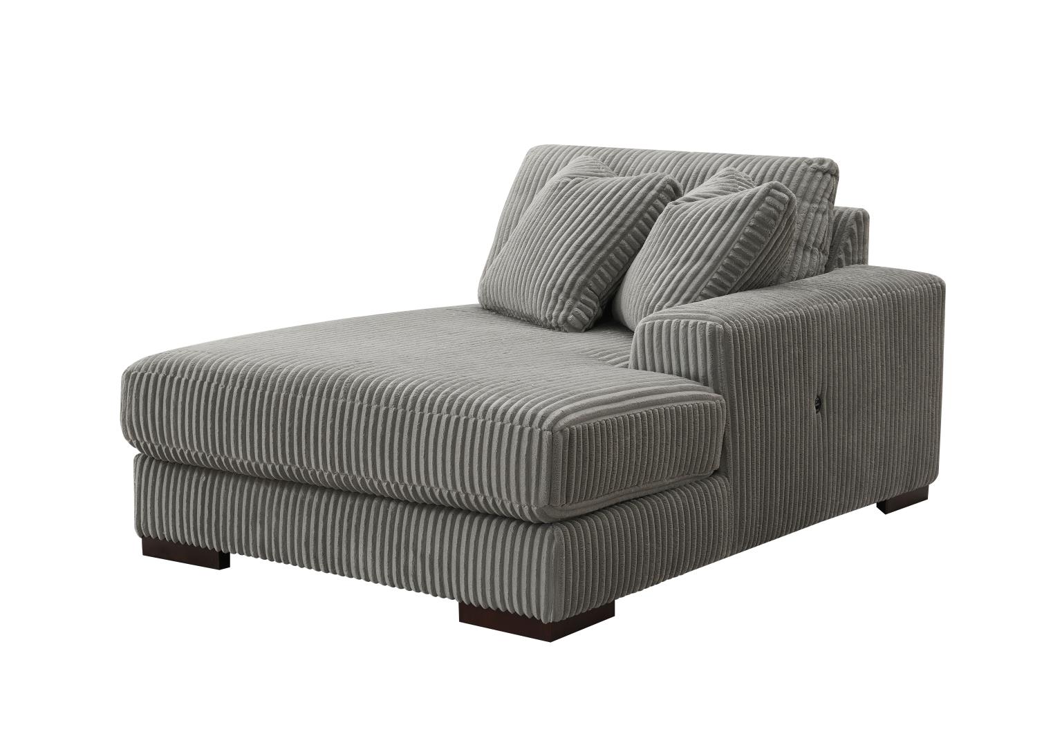 GRAY ARMLESS CHAIR view 22