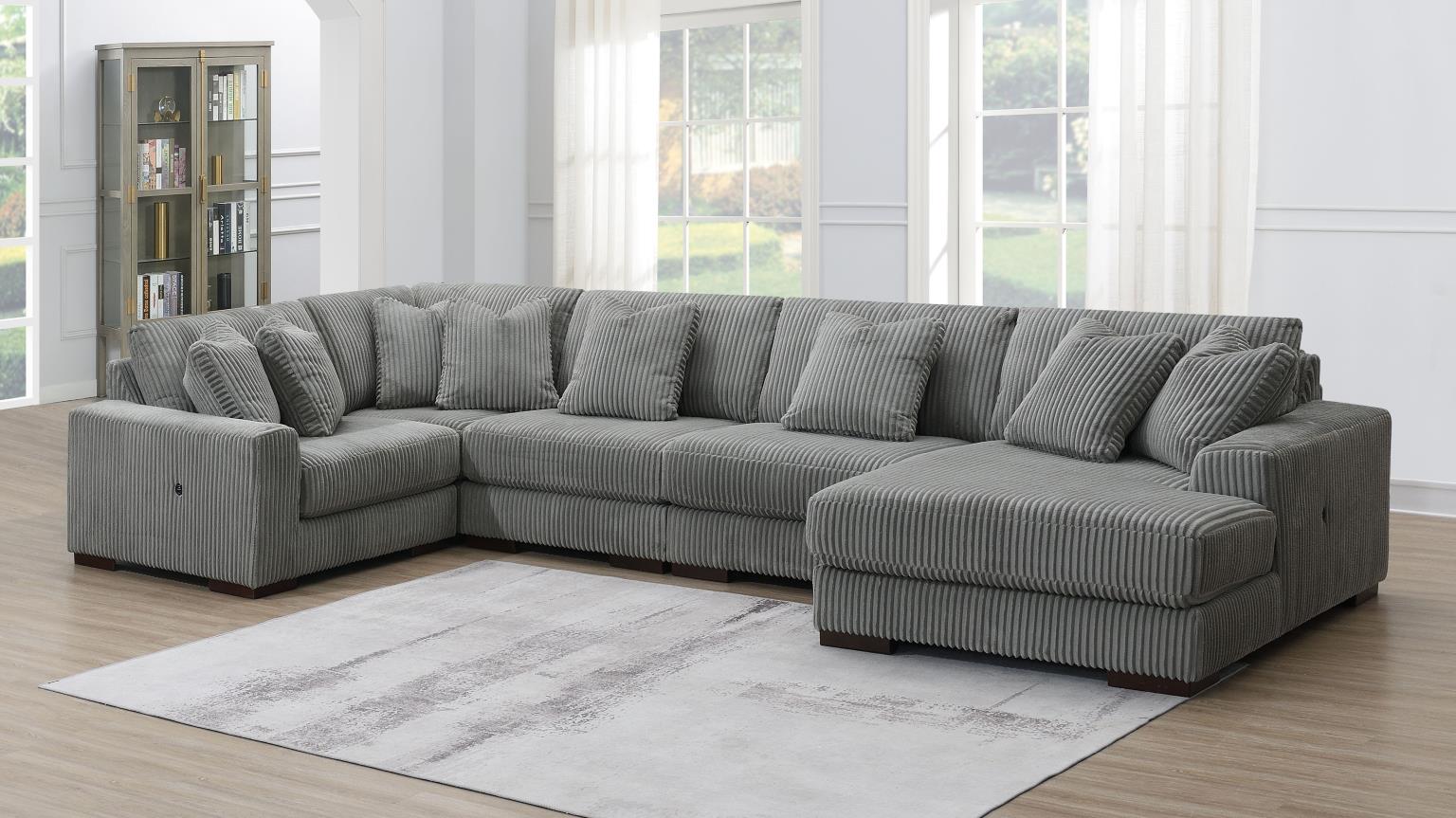 GRAY ARMLESS CHAIR view 12