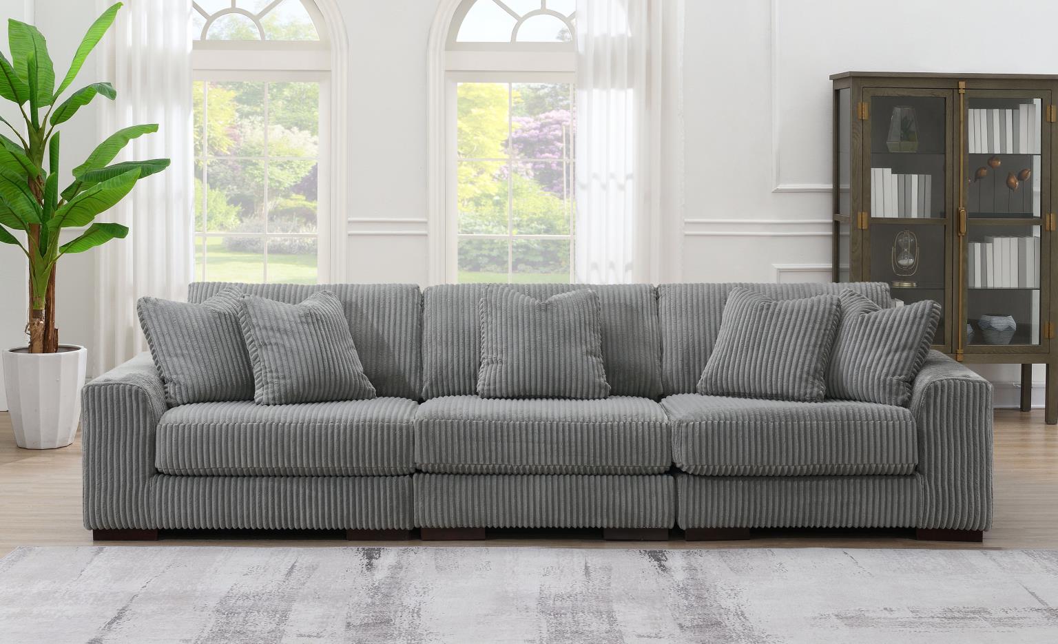 GRAY ARMLESS CHAIR view 17