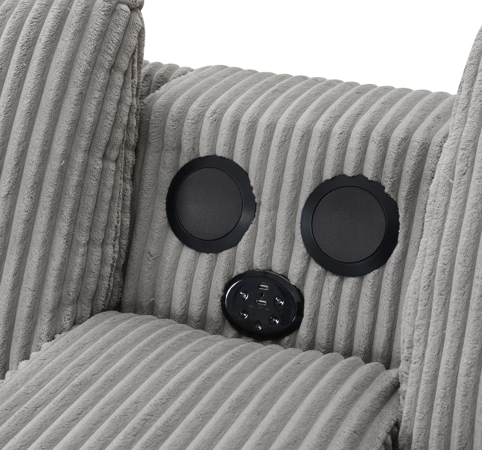 GRAY CORNER CHAISE view 29