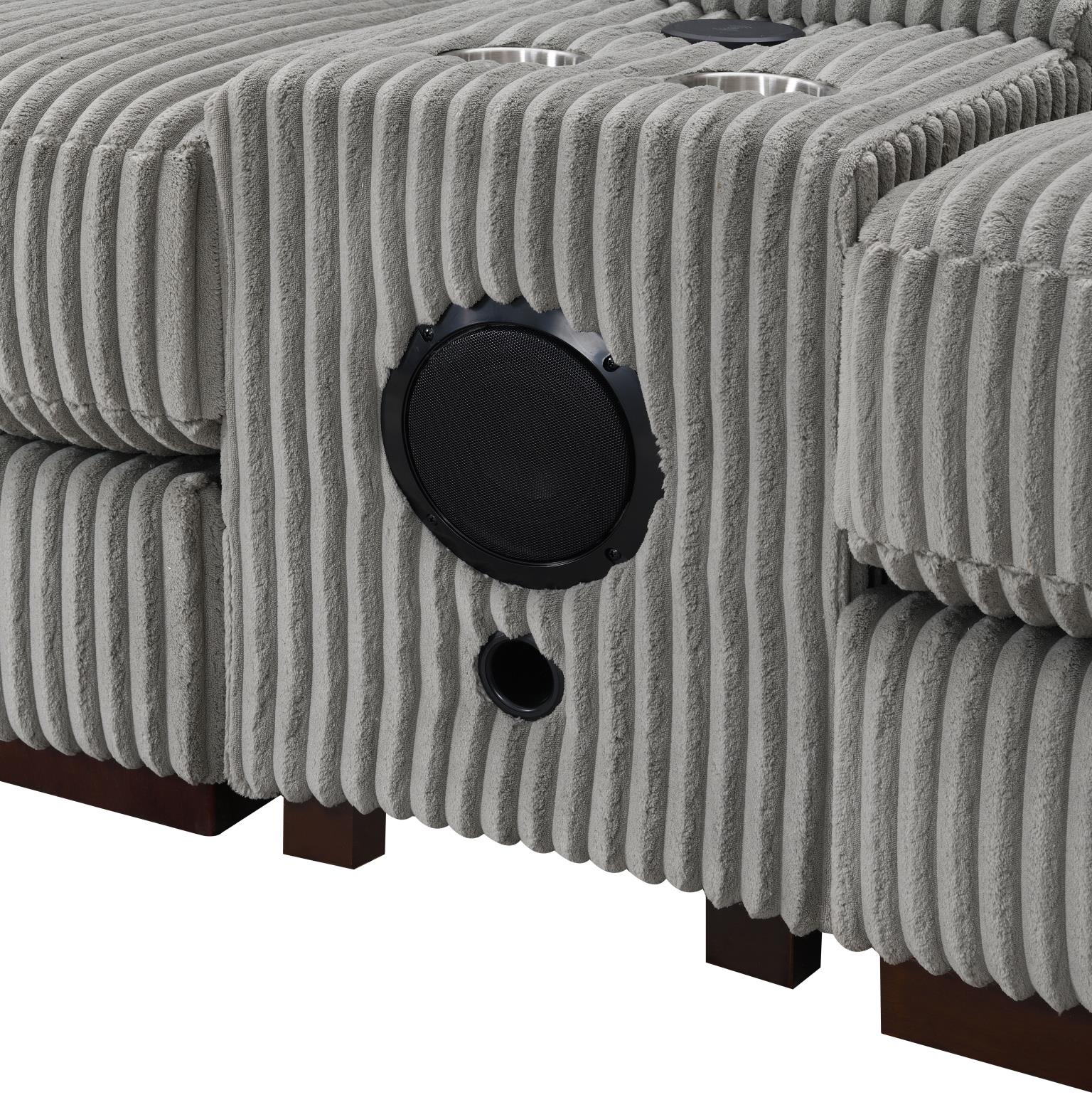 GRAY CORNER CHAISE view 31