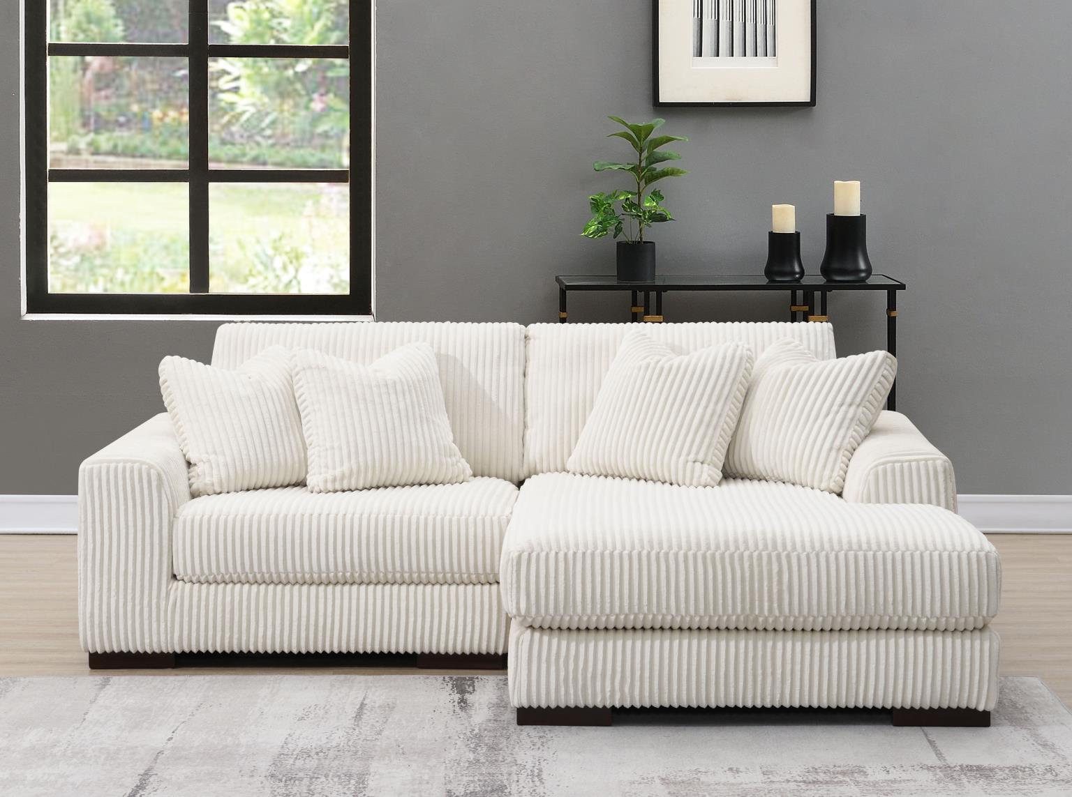 6PC SET (2 ARMLESS CHAIRS, 1 CONSOLE, 1 RIGHT CHAISE, 1 LAF SEAT, 1 WEDGE) view 15