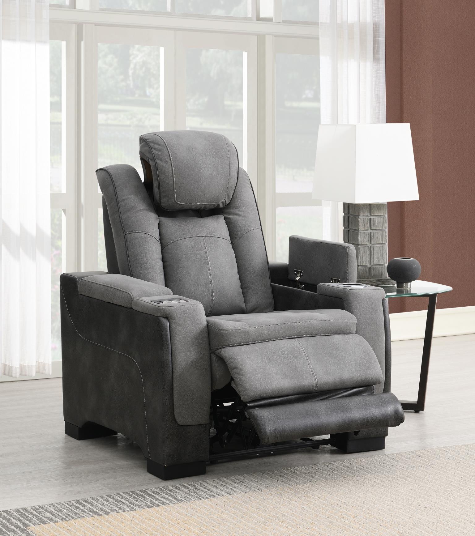 POWER RECLINING SOFA-POWER RECLINING LOVESEAT view 12