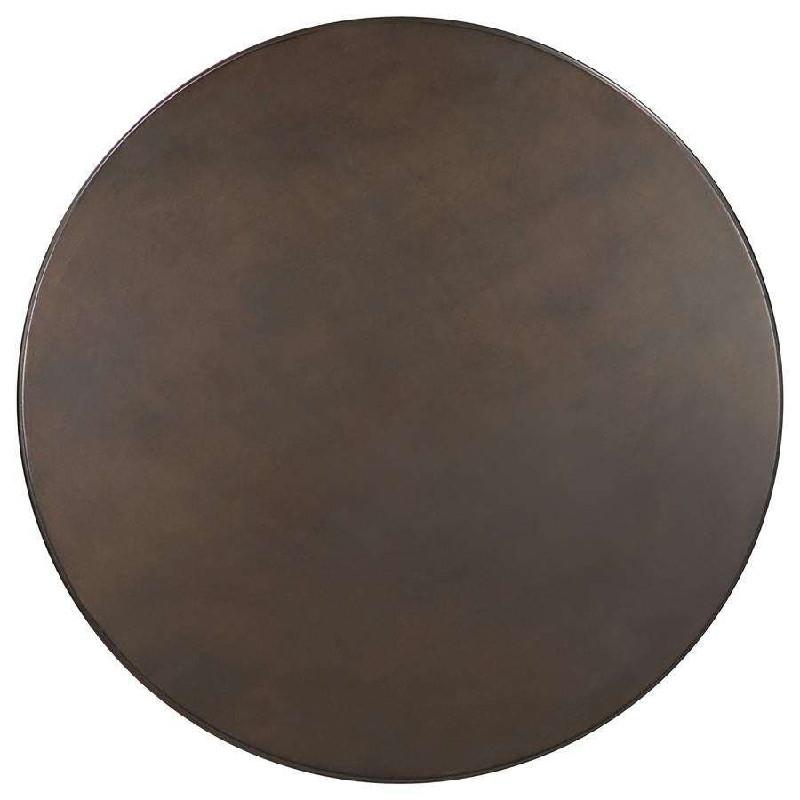 Oswego Round 30-inch Bistro Dining Table Bronze view 3