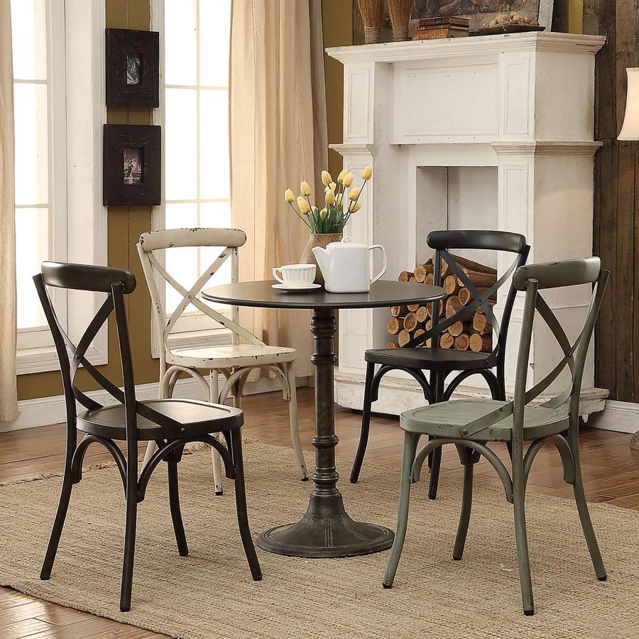 Oswego Round 30-inch Bistro Dining Table Bronze view 6