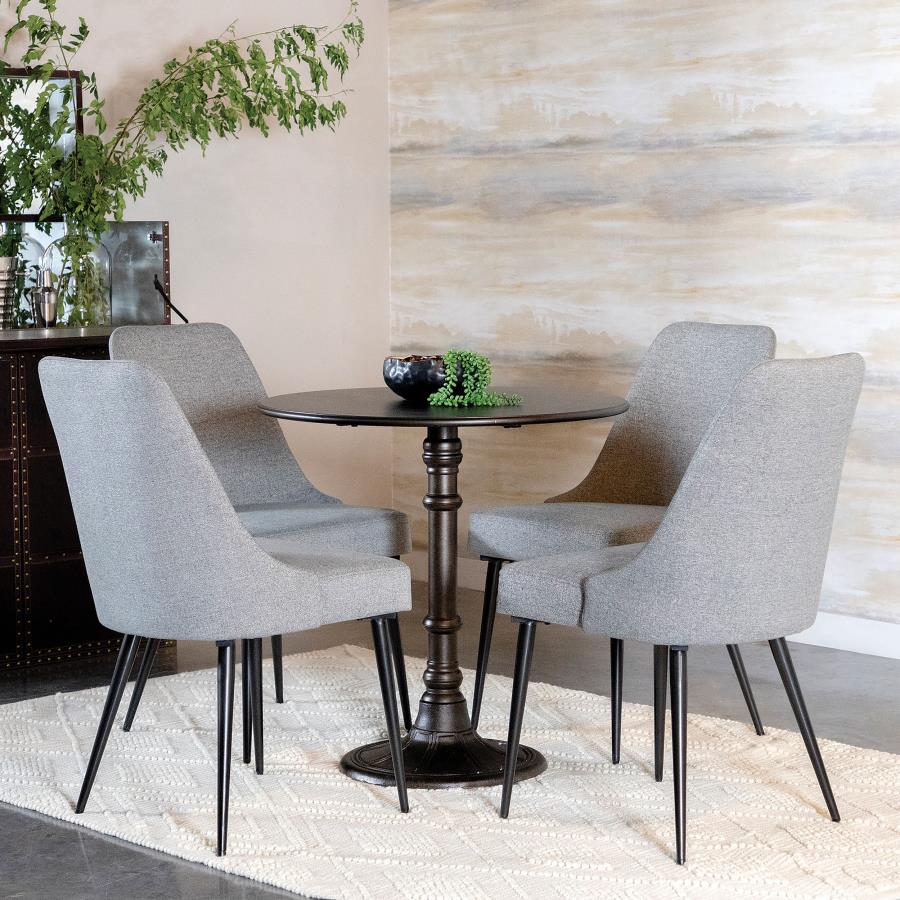 Oswego Round 30-inch Bistro Dining Table Bronze view 7