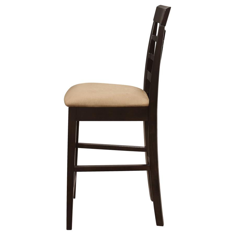 Gabriel Lattice Back Counter Chair Cappuccino (Set of 2) view 6