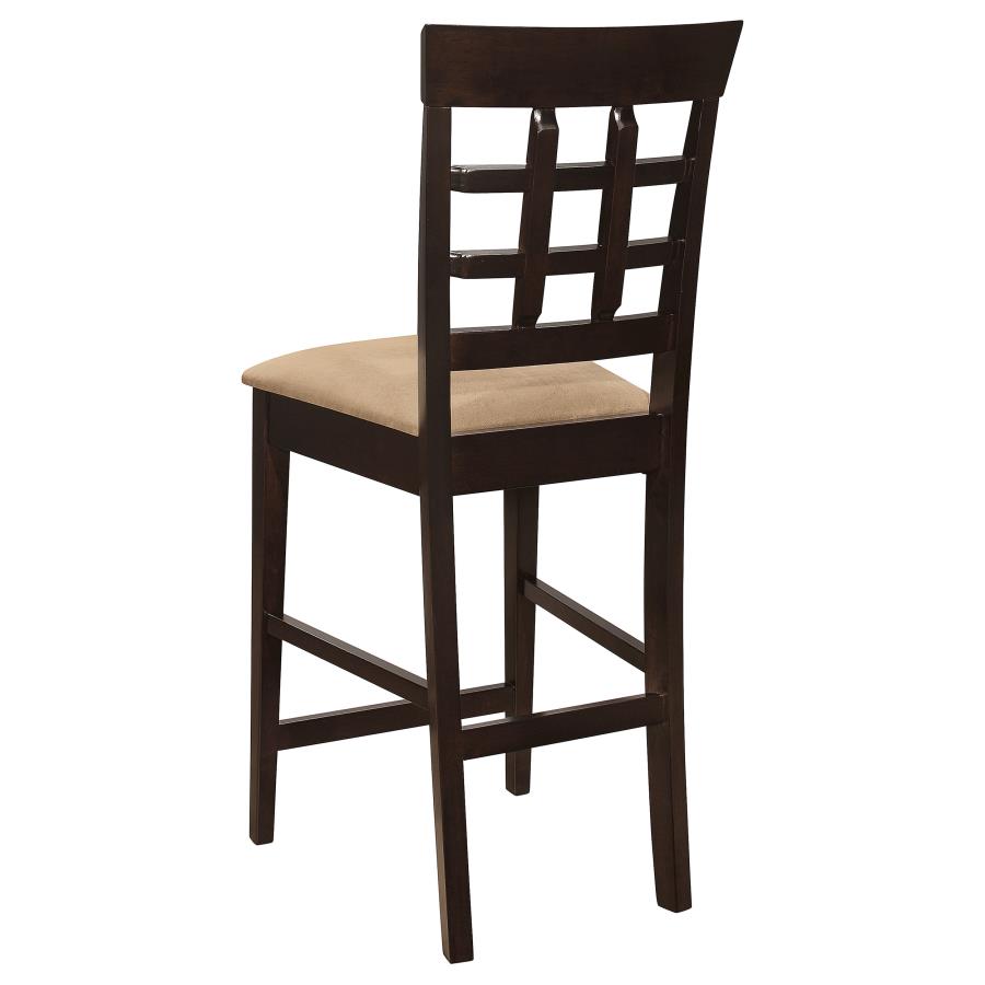 Gabriel Lattice Back Counter Chair Cappuccino (Set of 2) view 7