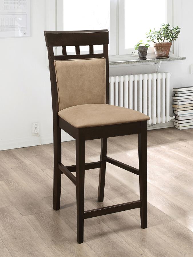 Gabriel Closed Back Counter Chair Cappuccino (Set of 2) view 2