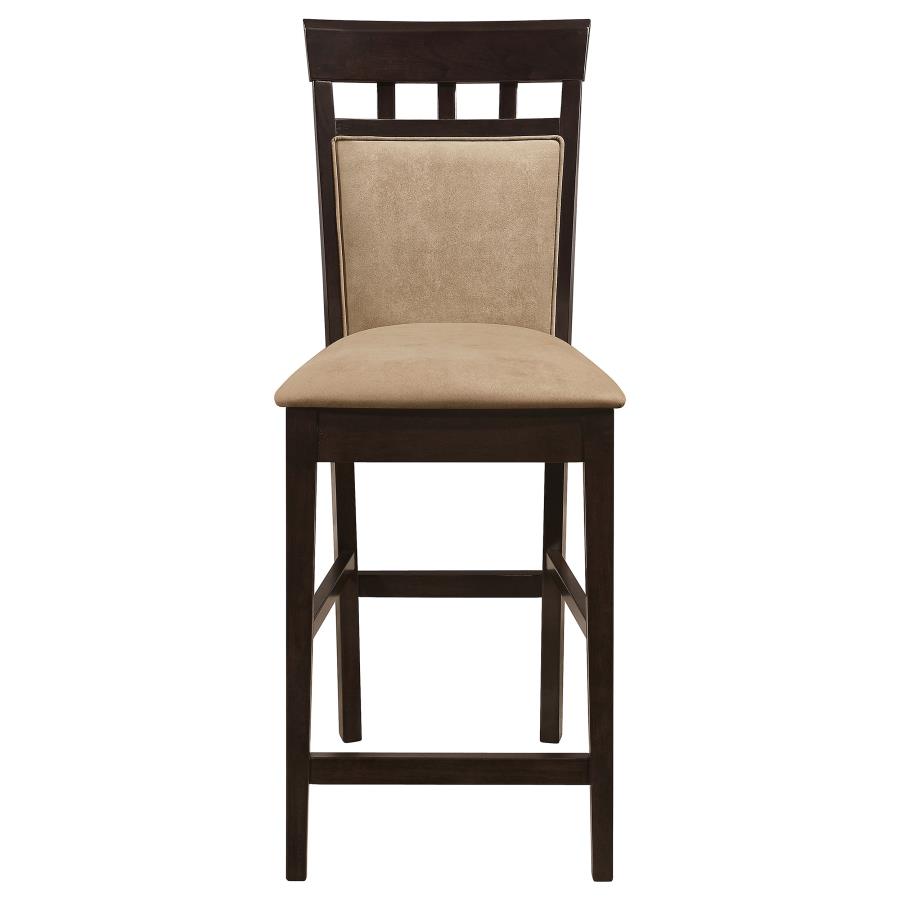 Gabriel Closed Back Counter Chair Cappuccino (Set of 2) view 4