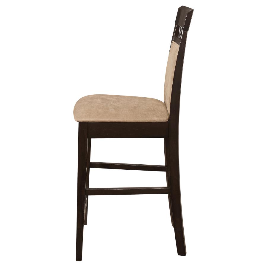 Gabriel Closed Back Counter Chair Cappuccino (Set of 2) view 6