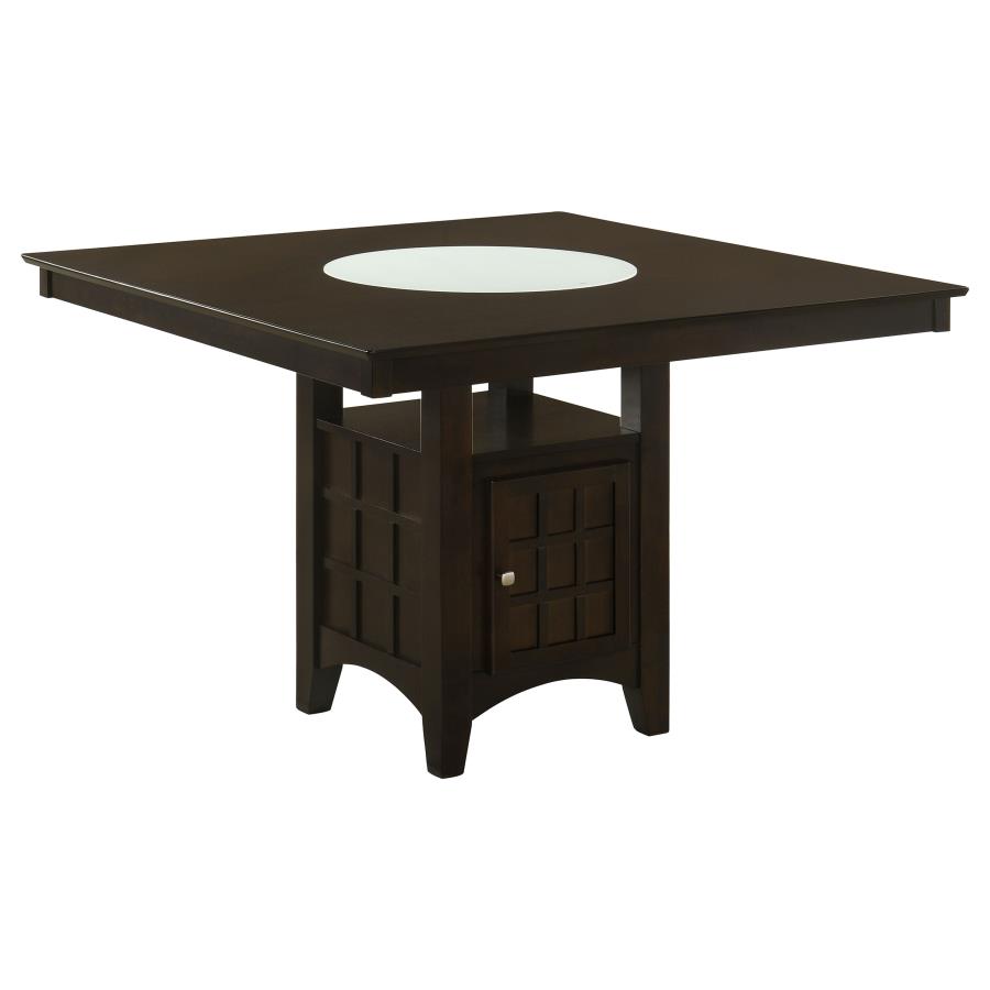 Gabriel 5-piece Square Counter Height Dining Set Cappuccino view 3