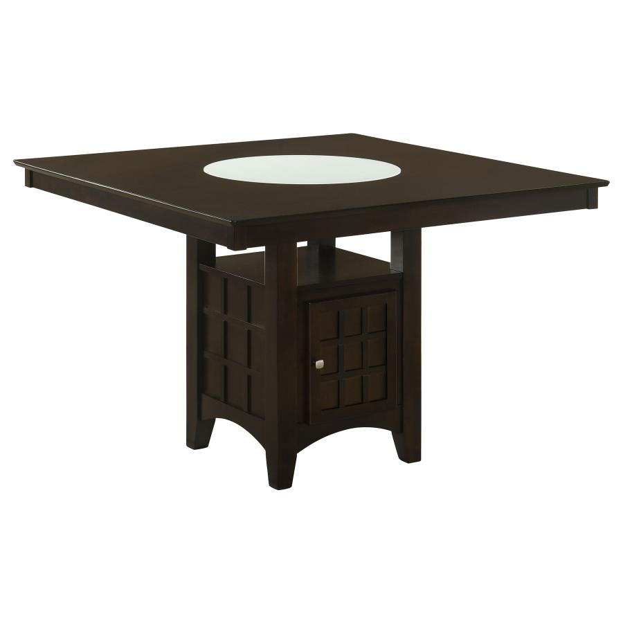 Gabriel 5-piece Square Counter Height Dining Set Cappuccino view 3