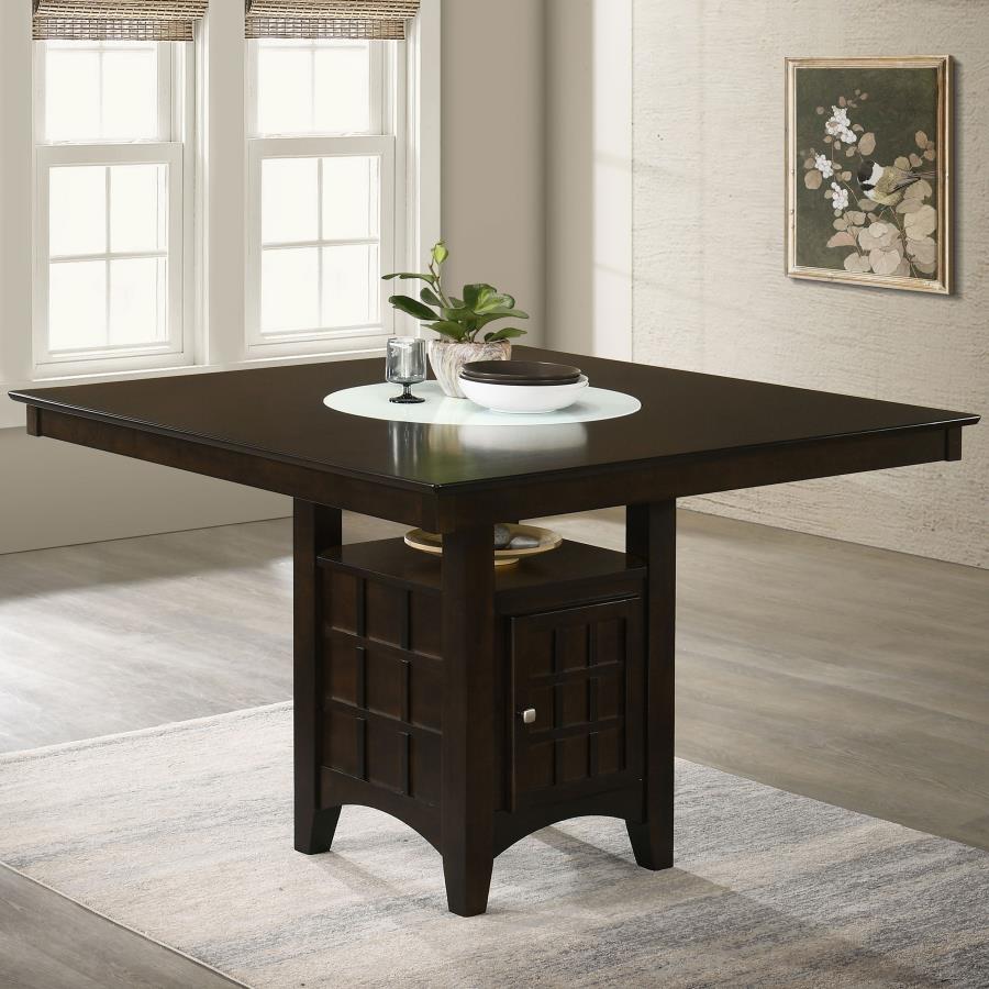 Gabriel 52-inch Counter Height Dining Table Cappuccino view 2