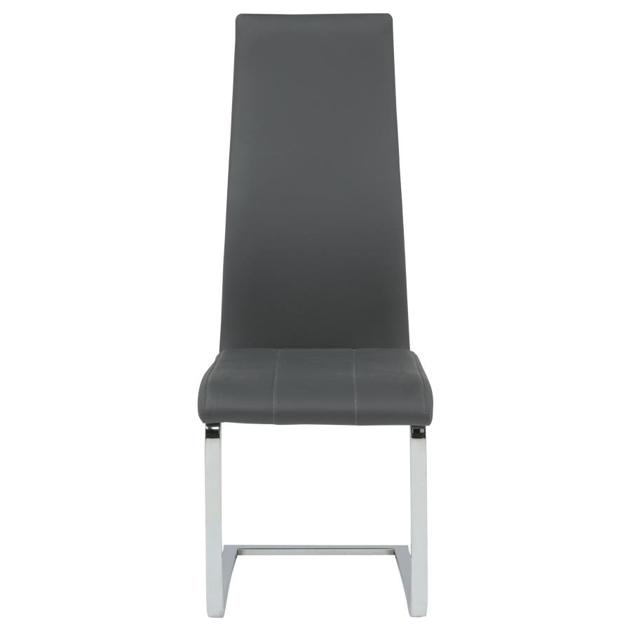 Montclair Upholstered Dining Side Chair Grey (Set of 4) view 4