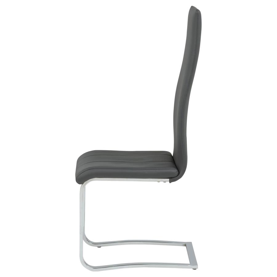 Montclair Upholstered Dining Side Chair Grey (Set of 4) view 5