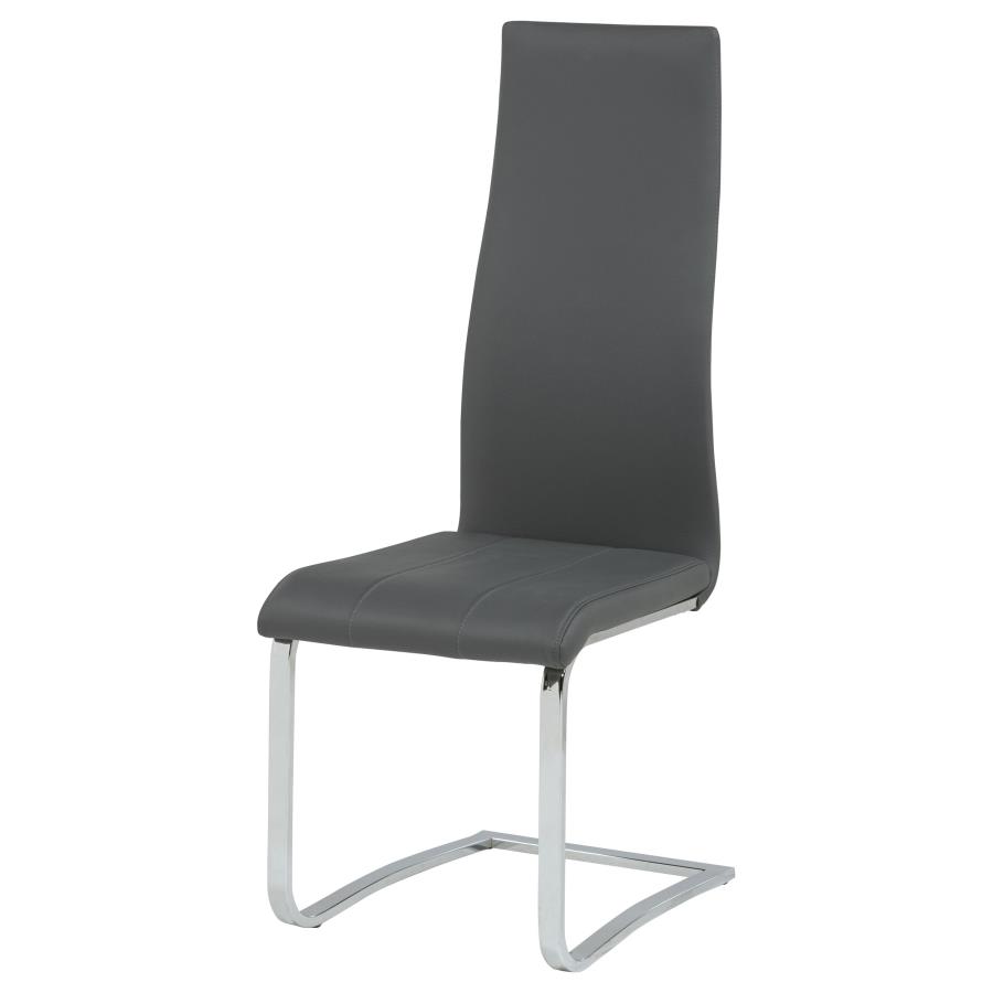 Montclair Upholstered Dining Side Chair Grey (Set of 4) view 6