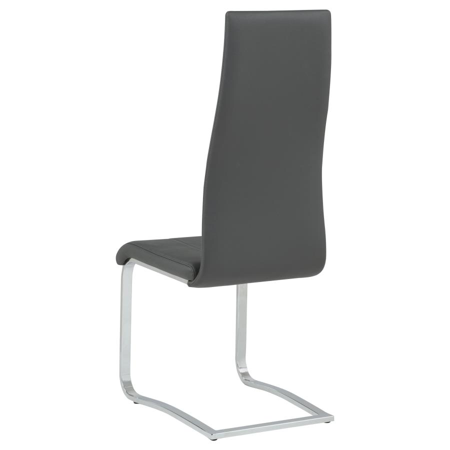Montclair Upholstered Dining Side Chair Grey (Set of 4) view 7
