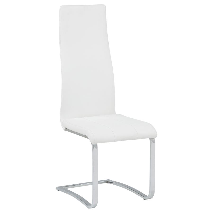 Montclair Upholstered Dining Side Chair White (Set of 4) view 3