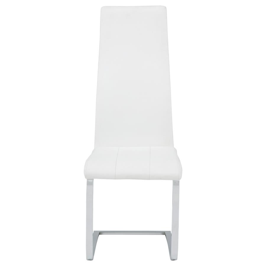 Montclair Upholstered Dining Side Chair White (Set of 4) view 4