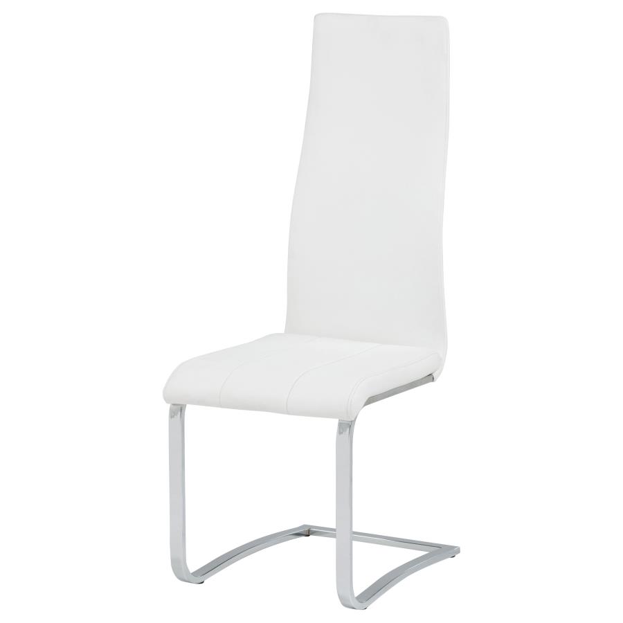 Montclair Upholstered Dining Side Chair White (Set of 4) view 5