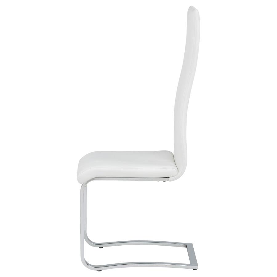 Montclair Upholstered Dining Side Chair White (Set of 4) view 6