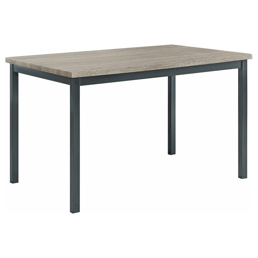 Garza Rectangular 48-inch Engineered Wood Dining Table Grey — Dining Furniture